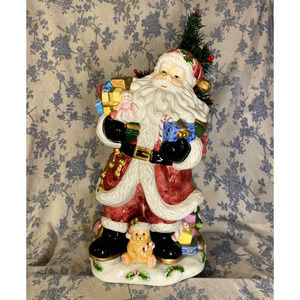 RARE Vintage Giant Santa with Faux Tree A Special Place 1998